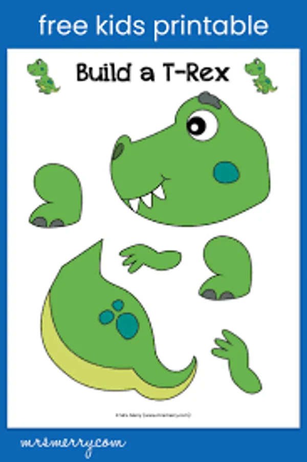 Build a T-Rex printable