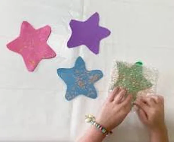 Textured starfish craft